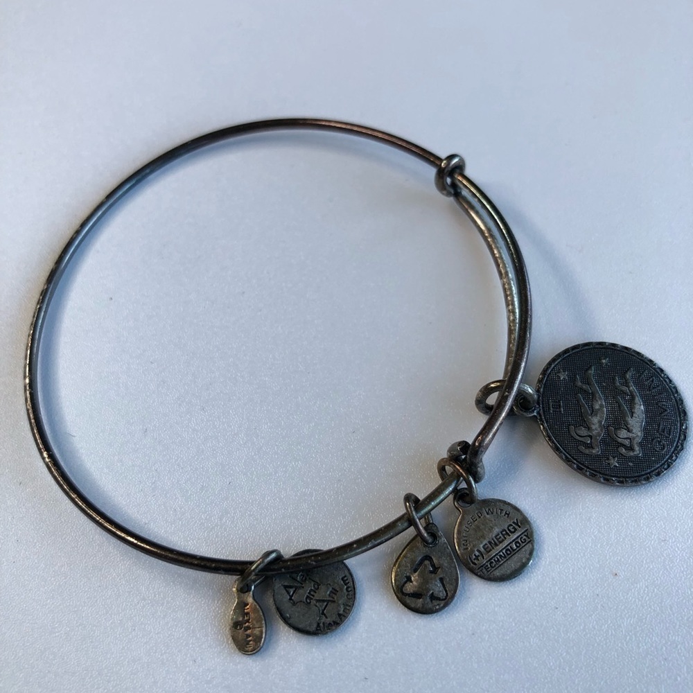 Alex and Ani Zodiac Gemini bangle bracelet